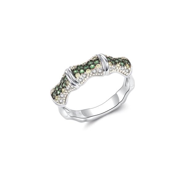 Emerald Bambus Ring